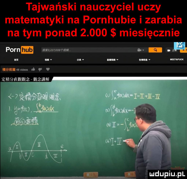 tajwański nauczyciel uczy matematyki na pornhubie i zarabia na tym ponad       miesięcznie poem w a. l a i m mm. adam mm bi    wow  . wnim. widm w a    i wi hg ą v i ai i w