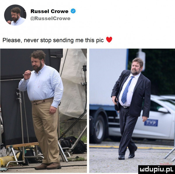 russel crowe o ia russelmee please neper stop sanding me tais pic