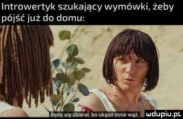 introwertyk szukający wymówki żeby pójść już do domu xxi yj będę się musi be ihs mnie wat