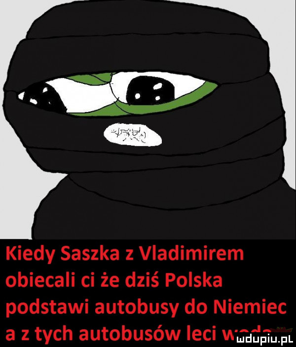 kiedy soszka z vladimirem obiecali ci że dziś polska podstawi autobusy do niemiec i a z tych autobusów leci m fi pl