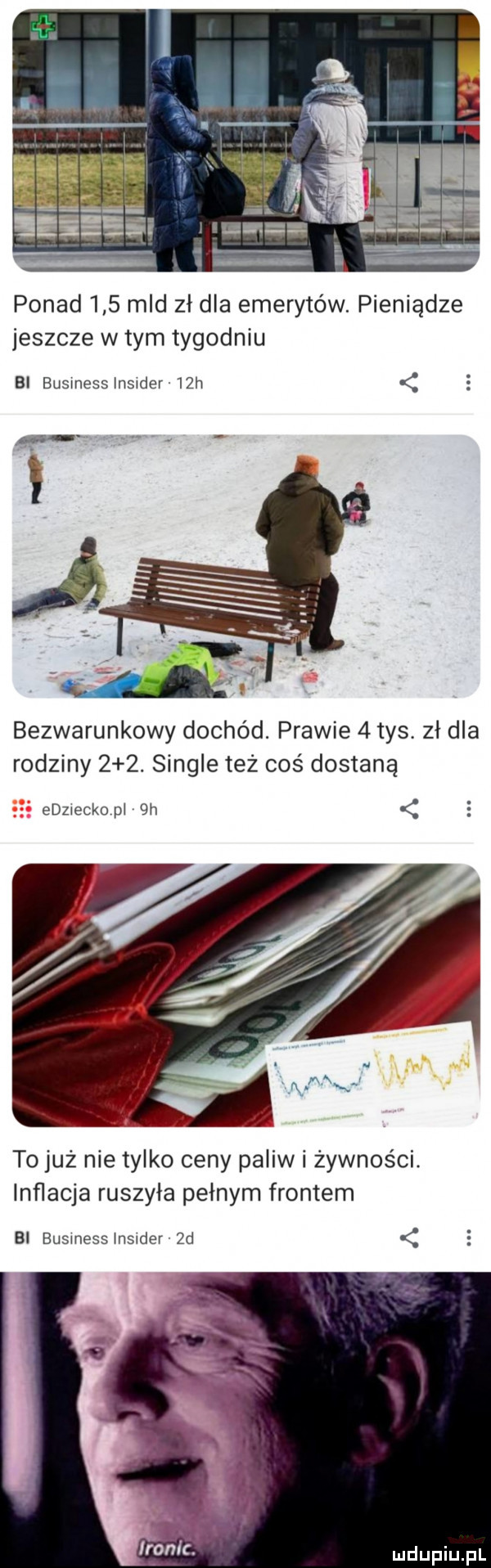 ponad     mld zł dla emerytów. pieniądze jeszcze w tym tygodniu bi business lnslden   h bezwarunkowy dochód. prawie   tys zł dla rodziny    . single też coś dostaną edzlecko pl  h to już nie tylko ceny paliw i żywności inflacja ruszyła pełnym frontem bl busmess ln  der v zd