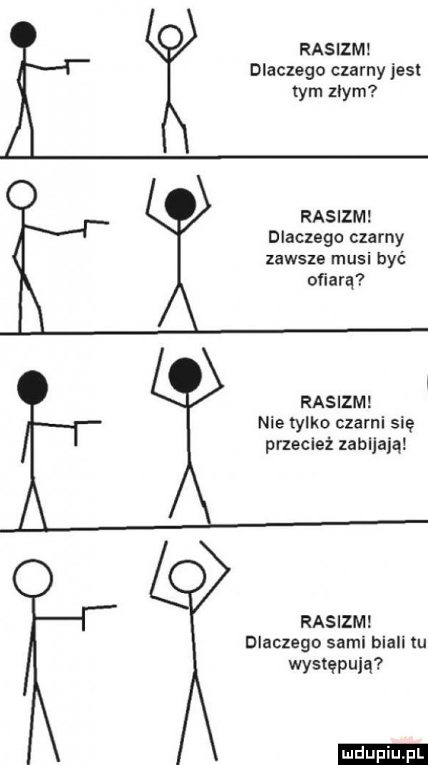 rasizm dlaczego czarny jest tym zlym rasizm dlaczego czarny zawsze musi być ofiarą rasizm nie tylko czarni się przecież zabijają rasizm dlaczego sami biali tu występują ludu iu. l