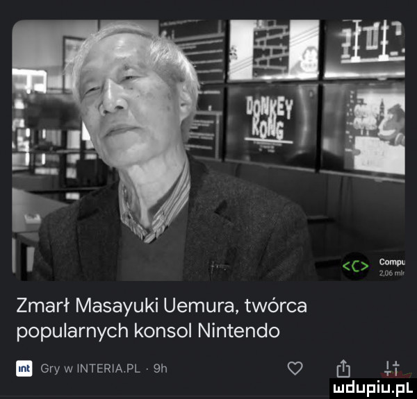 zmarł masayuki uemura twórca popularnych konsol nintendo. gry w nterłapl  h o i h