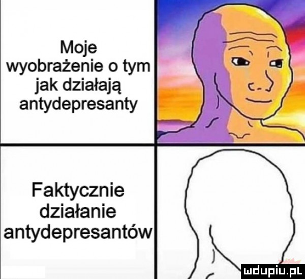 moje wyobrażenie o tym jak działają antydepresanty faktycznie działanie antydepresantów