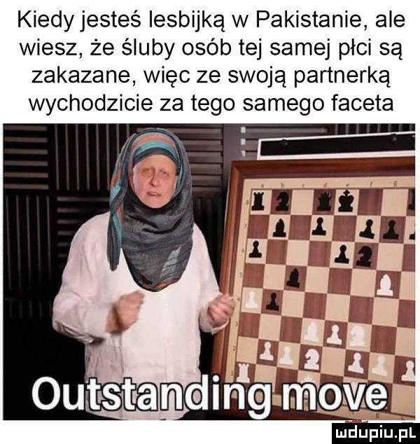 kiedy jesteś lesbijką w pakistanie ale wiesz że śluby osób tej samej płci są zakazane więc ze swoją partnerką wychodzicie za tego samego faceta