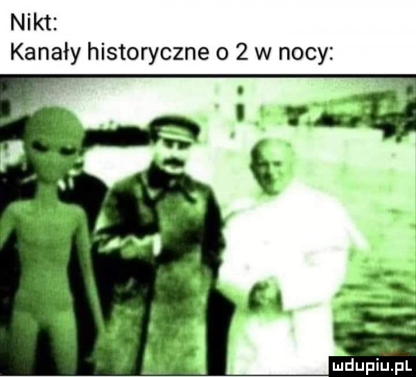 nikt kanały historyczne o   w nocy