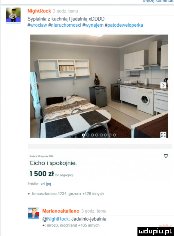 gu minimum sypialnia z kuchnią i jadalnią xdddd wacław maemmmosci wynajem pamdeweluperka. v cicho i spokojnie. i     zł www mam xung. cmaszzumszuu gc urrrhęu mar ł. nigmrock jada niwjebalnia. mm mocmam na wan