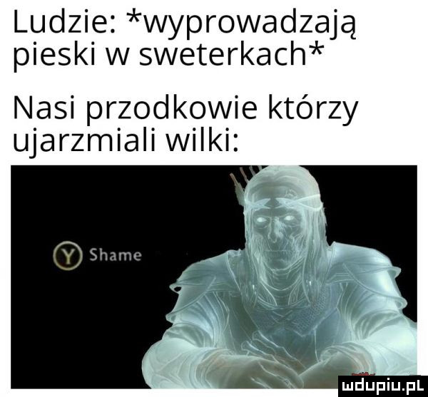 ludzie wyprowadzają pieski w sweterkach nasi przodkowie którzy ujarzmiali wilki
