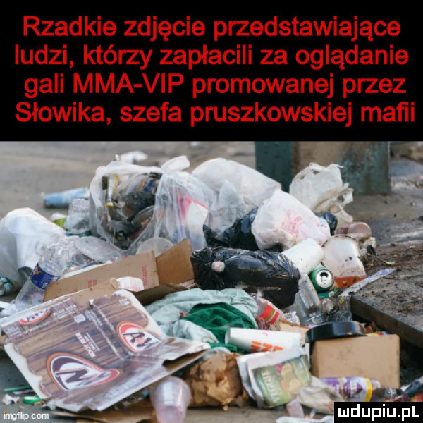 rzadkie zdjęcie przedstawiające ludzi którzy zapłacili za oglądanie gali mma vip promowanej przez słowika szefa pruszkowskiej maﬁi