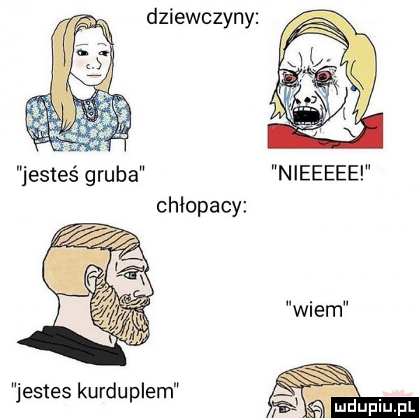 jesteś gruba nieeeee chłopacy wiem jestes kurduplem v. mduplu pl