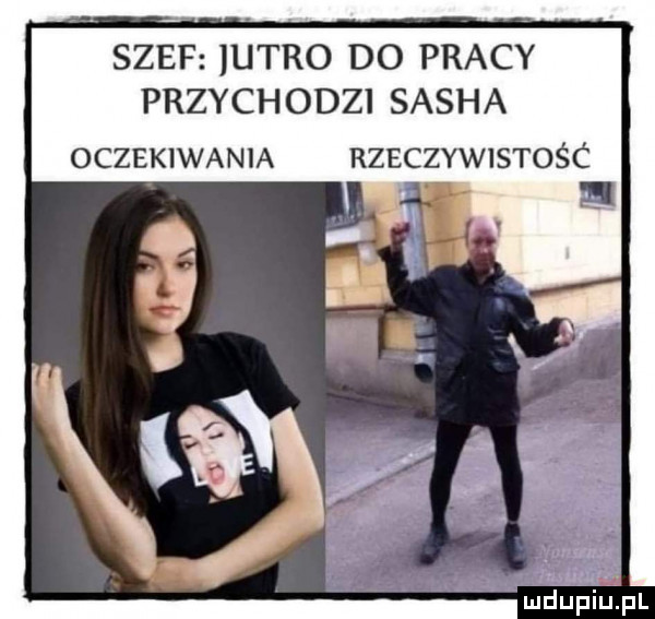 szef unro do pracy przychodzi sacha oczekiwania rzeczywistośc méﬁpiﬁzpl