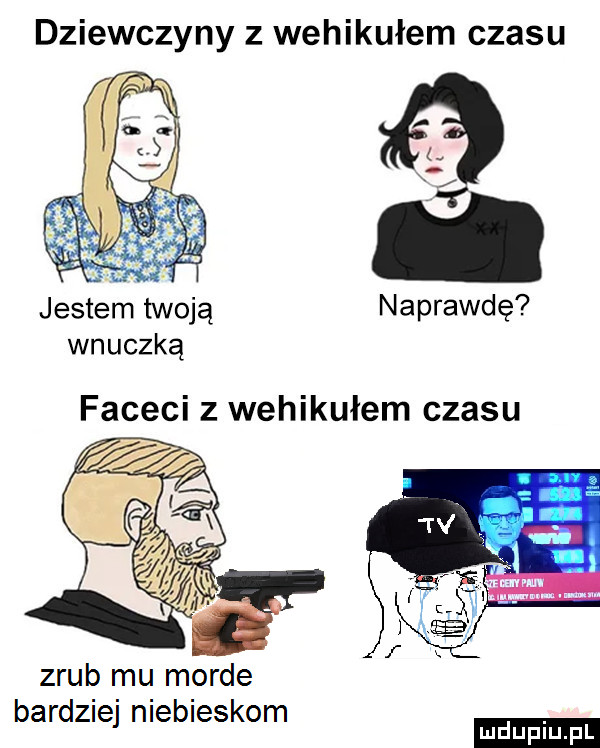 dziewczyny z wehikułem czasu jestem twoją naprawdę wnuczką faceci z wehikułem czasu zgub mu morde bardziej niebieskim ludu iu. l