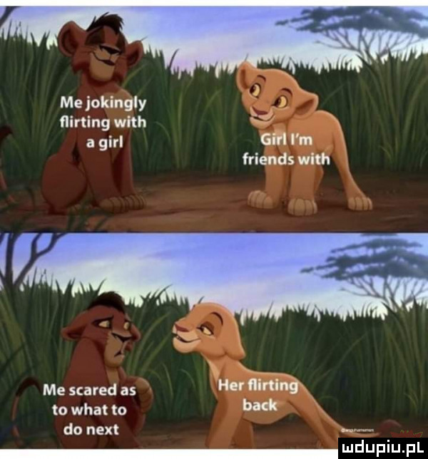 me jokingly ﬂirting with a gill gill i m friends with me scared as hq ﬂirting to wiat o beck do nett duciu fl