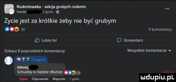 anhninawh uli guma mun m mm   godz e zycie jest za krótkie żeby nie być grubym.   kumemarzy cb lubię w o knmcmau libia yoprudukh knmcnhrxy wszystkie komentarzu.    ul m sam to w mm m w. mmm. mm