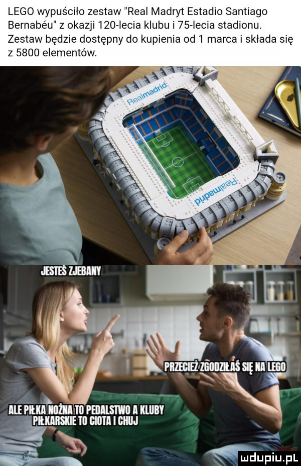 lego wypuściło zestaw real madryt estadio santiago bernabe u z okazji      elia klubu i    ircia stadionu. zestaw będzie dostępny do kupienia od   marca i składa się z      elementów. ńu mmrmmstmn ﬁllll all wwhimgiiij