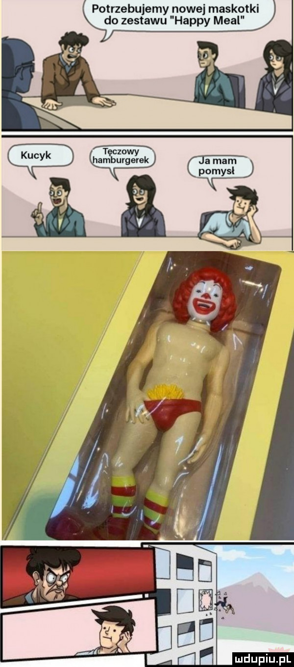 potrzebujemy nowej maskotki do zestawu happy mcal t zewy am urgerek
