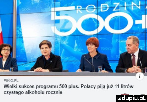 wielki sukces programu     plus. polacy pijąju z    litrów czystego alkoholu rocznie ludki l