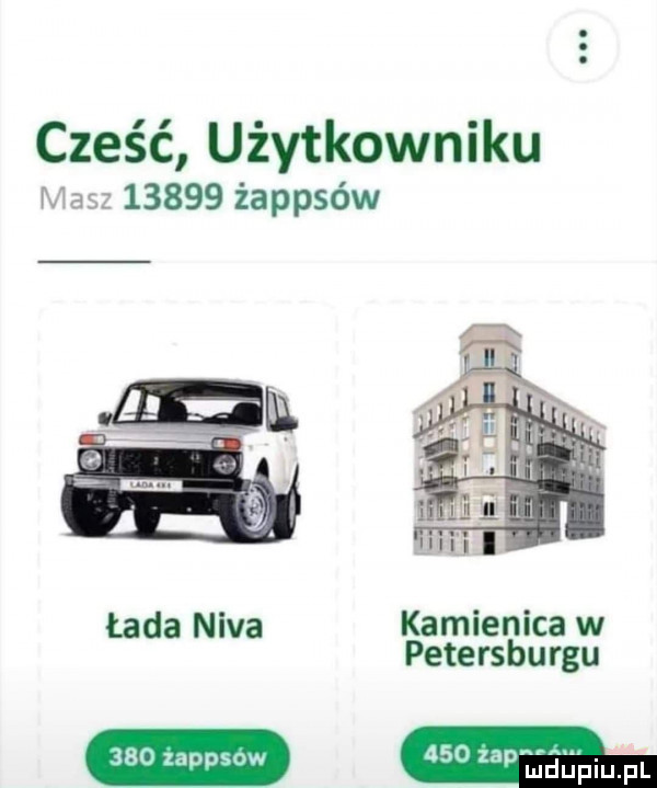 cześć użytkowniku masz       żappsów łada niva kamienica w petersburgu aso