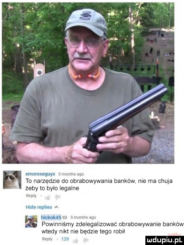 xmmoseguyx mmm m to narzędzie do obrabowywania banków me ma ciula żeby to była legalne wow was vepheg a hnckokas s w gag powinmśmy zdelegalizować cbrabowywanie banków wtedy nikt me będzie tego robil