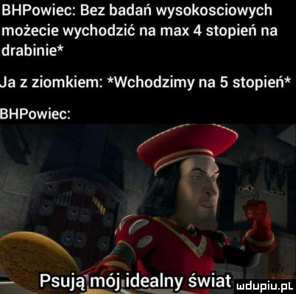 bhpowiec bez badań wysokosciowych możecie wychodzić na max   stopień na drabinie ja z ziomkiem wchodzimy na   stopień bhpowiec v  ax aar a   x j ipsuj mój idealny świat mdupim l hme k l