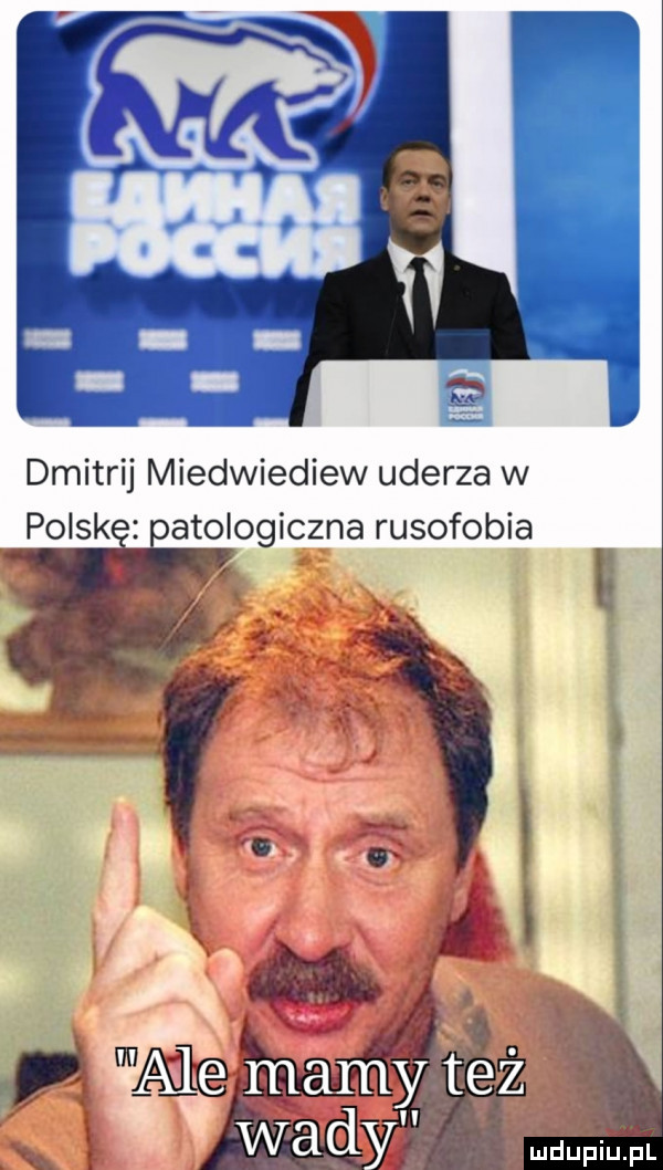 dmitrij miedwiediew uderza w polak atologicznarusofobia