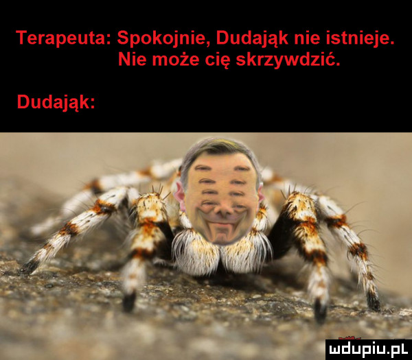 terapeuta spokojnie dudająk nie istnieje. nie może cię skrzywdzić. dudająk