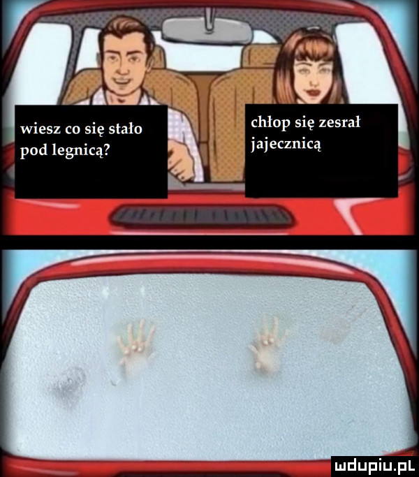 chłop się zesrał jaj ecznicą