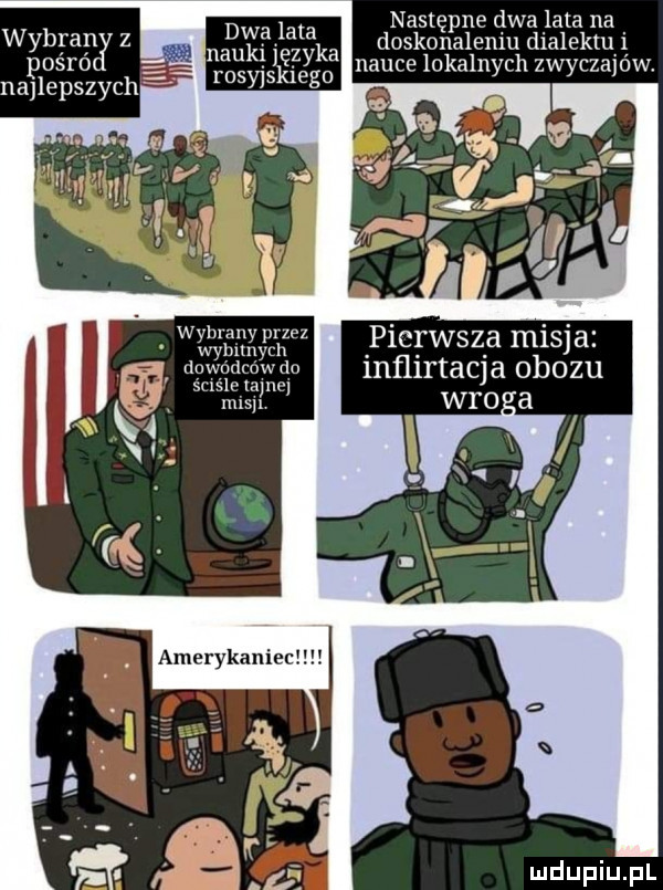 następne dwa lata na doskonaleniu dialektu i nauce lokalnych zwyczajów. wybran z pośró najlepszych ę ka rosyjskiego b r. abakankami. abakankami wdy gfgypcgfu pierwsza misja. av vdu inﬂirtacja obozu suslc mam. musu