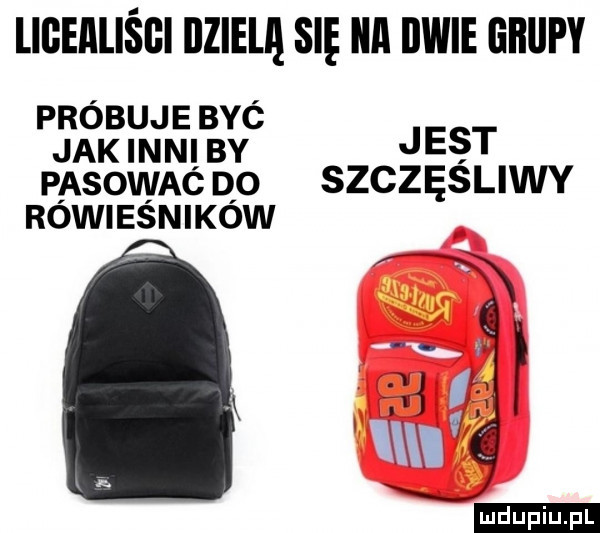 ligealiśgi dzieli się ica dwie grupy próbuje być jak inn by jest pasowac do szczęśliwy rówieśników wan. ludu iu. l
