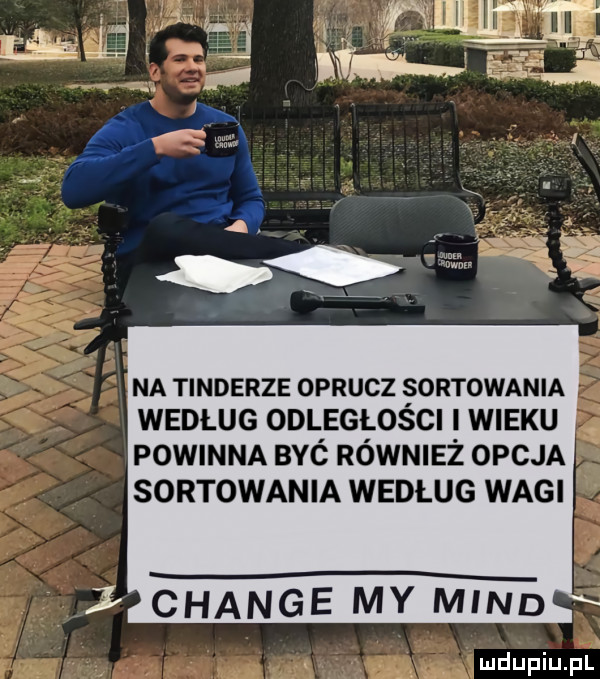 na tonderze opłucz sortowania według odległości i wieku powinna być również opcja sortowania według wagi   chanie my mend