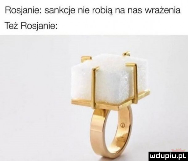 rosjanie sankcje nie robią na nas wrażenia też rosjanie