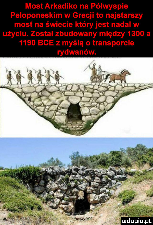 mostarkadiko na półwyspie peloponeskim w grecji to najstarszy most na świecie który jest nadal w użyciu. został zbudowany między      a      bae z myślą o transporcie rydwanów