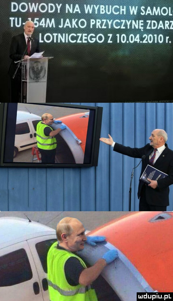 dowody na wvsucn w samol tu  m jako przyczynę zdali v lotniczego z