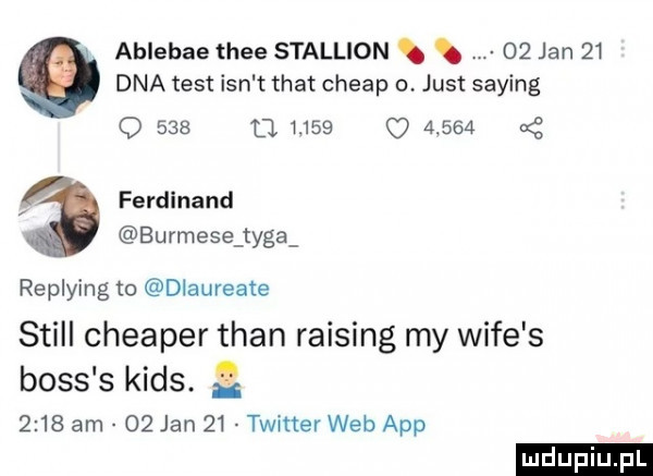 ablebae thee stallion    jan    dna test ian t trat chlap o just saling q     o       o         ferdinand bu reese taga replying to dlaureate stall cheaper tran raising my wice s boss s kies. a      am    jan    timer web aap