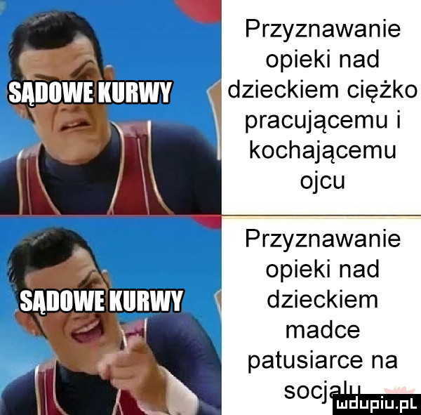 przyznawanie opieki nad dzieckiem ciężko pracującemu i kochającemu ojcu przyznawanie opieki nad dzieckiem madce patusiarce na cew