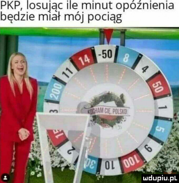 pkp losując ile minut opóźnienia będzie miał mój pociąg