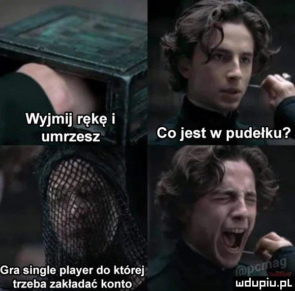 wyjmij eee i umrzesz co jestąw pudełku   gra single plaser do której trzeba zakładać konto