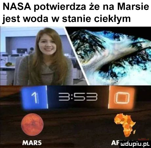 nasa potwierdza że na marsie jest woda w stanie ciekłym mars aflidiurpiupl