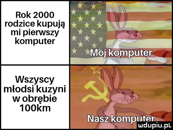 rok      rodzice kupują mi pierwszy komputer wszyscy młodsi kuzyni w obrębie    km umer p