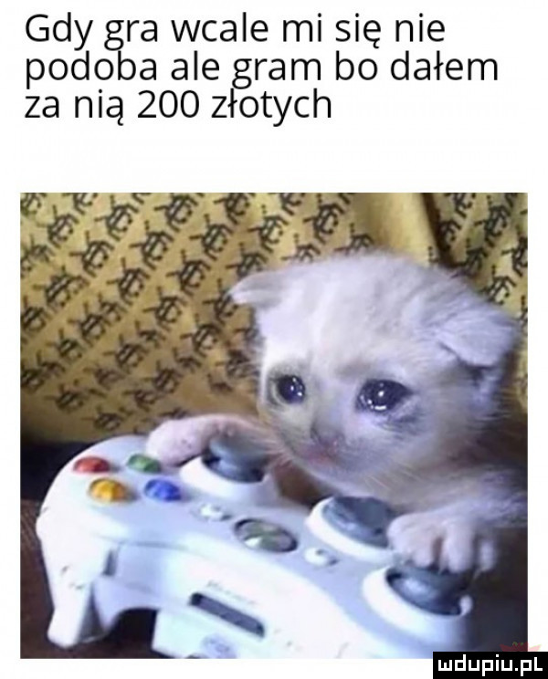 gdy ra wcale mi się nie pedo a ale gram bo dałem za nią     złotych