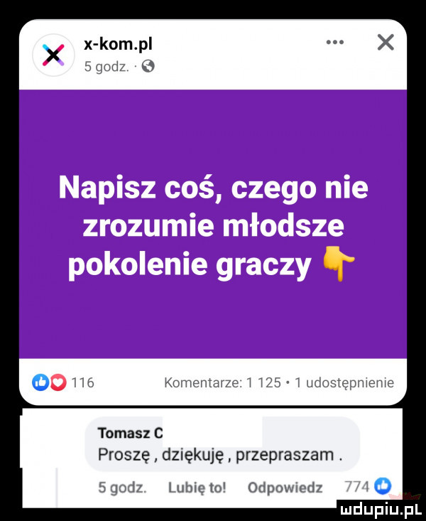 tomasz c proszę dziękuję. przepraszam