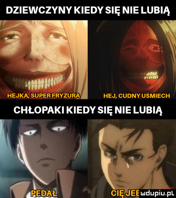 dziewczyny kiedy się nie lubią