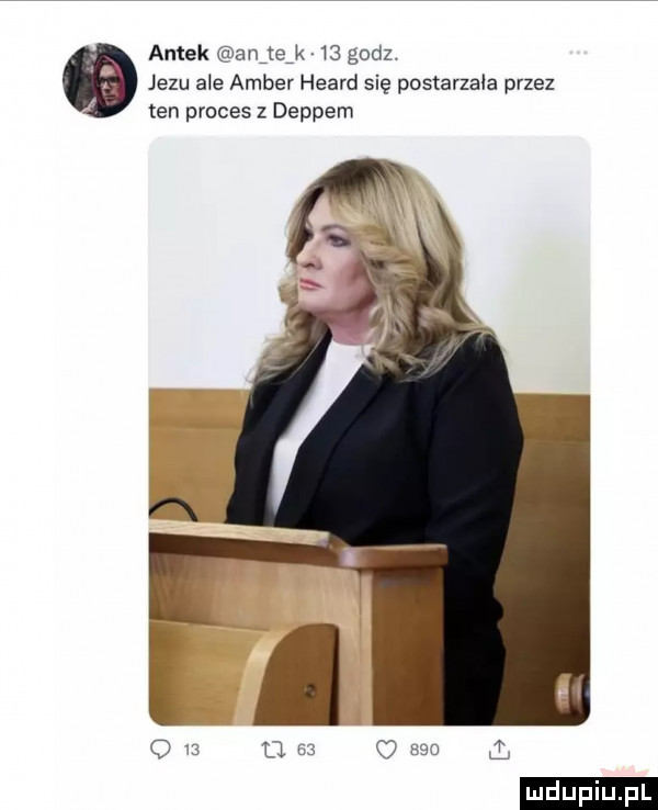 antek anjefk    godz jezu ale amber heard się postarzala przez ten proces z deppem