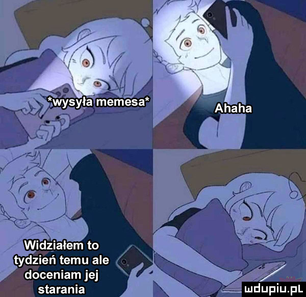 doceniam jej starania