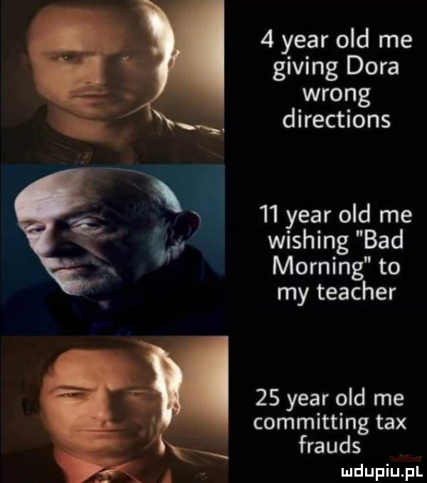 year ocd me giving dora wrong directions    year ocd me wishing bad morfing to my teacher    year ocd me committing tex frauds