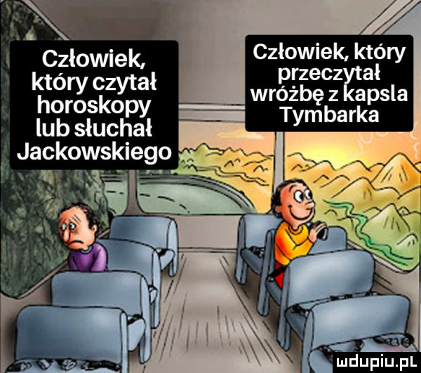 człowiek człowiek który przecz a wróżbęz apsla tymbarka który czytał horoskopy lub słuchał