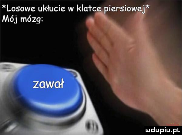 losowe ukłucie w klamce piersiowej mój mózg. n x q