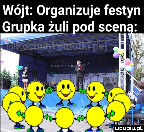 wójt organizuje festyn