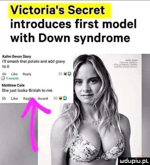 llcfiiiojfv n introduces fiest model with down syndrome klem dan sill y ibl smash mel puma ann and graby io ii u lm rum hd munnucm sue lus lacks bnhsh me  h lune ham ałun   . mdupiu el