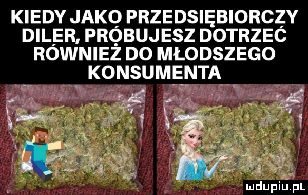 kiedy jako przedsiębiorczy diler próbujesz dotrzec również do młodszego konsumenta mdupiﬁpl